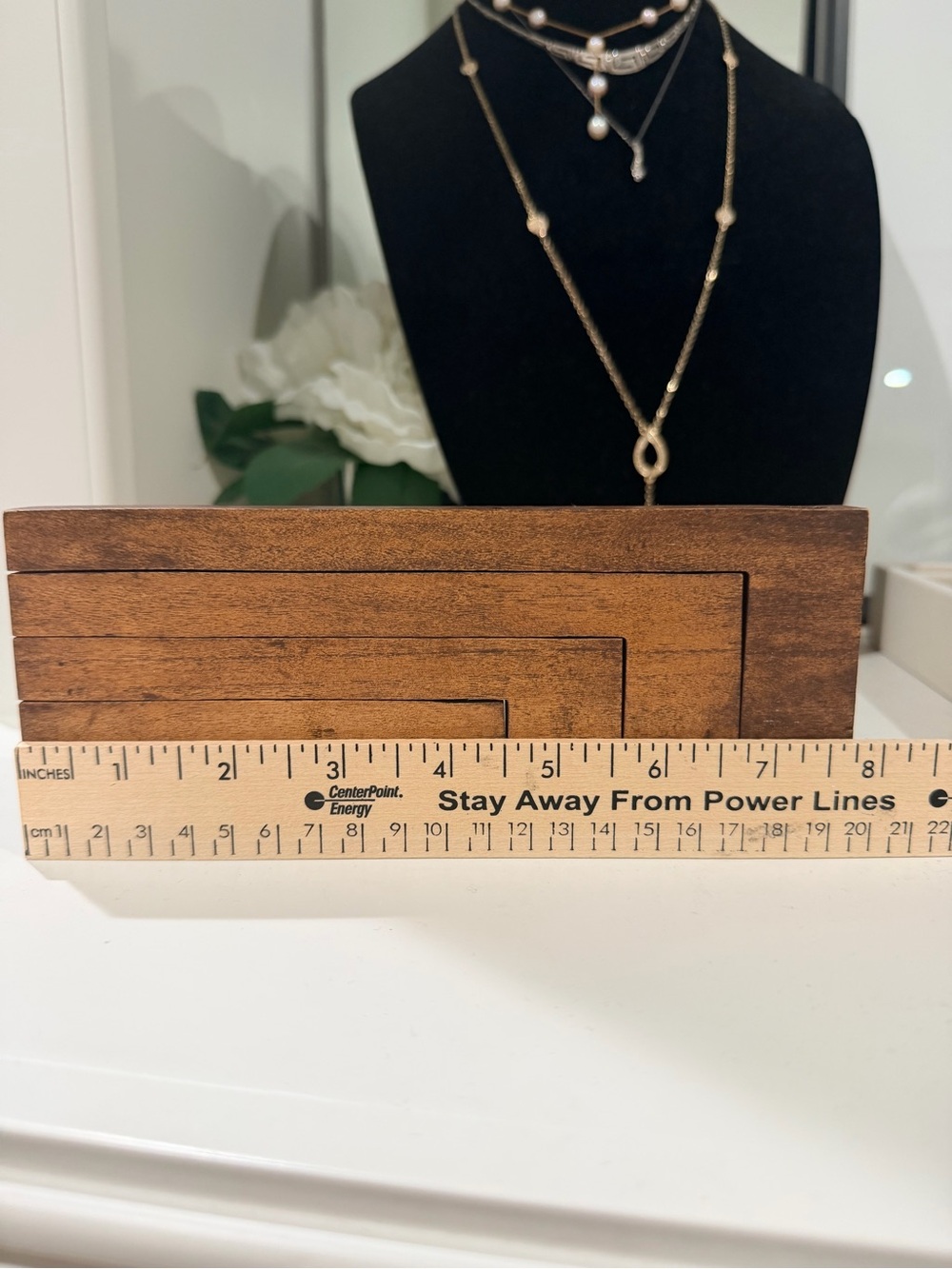 Vintage Teak Mid Century Modern Reticulating Candle Holder Dale Miller 5 Pieces - Picture 6 of 9